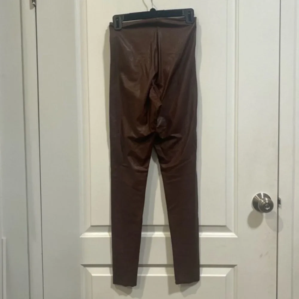 Commando Faux Leather Leggings in Color Oxeblood - Picture 7 of 7